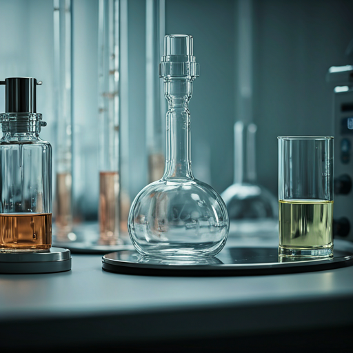 GMP laboratory — scientific fragrance testing equipment.